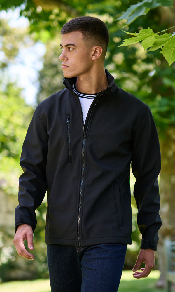 ABLAZE 3 LAYER PRINTABLE SOFTSHELL JACKET