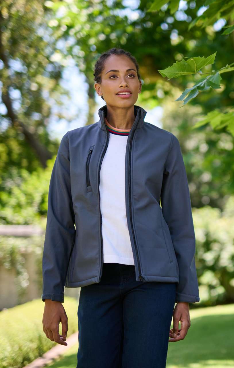 WOMEN'S ABLAZE 3 LAYER PRINTABLE SOFTSHELL JACKET - Slika 4