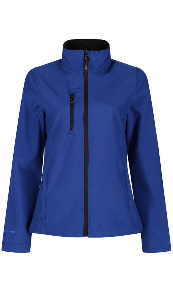 WOMEN'S HONESTLY MADE RECYCLED PRINTABLE SOFTSHELL JACKET