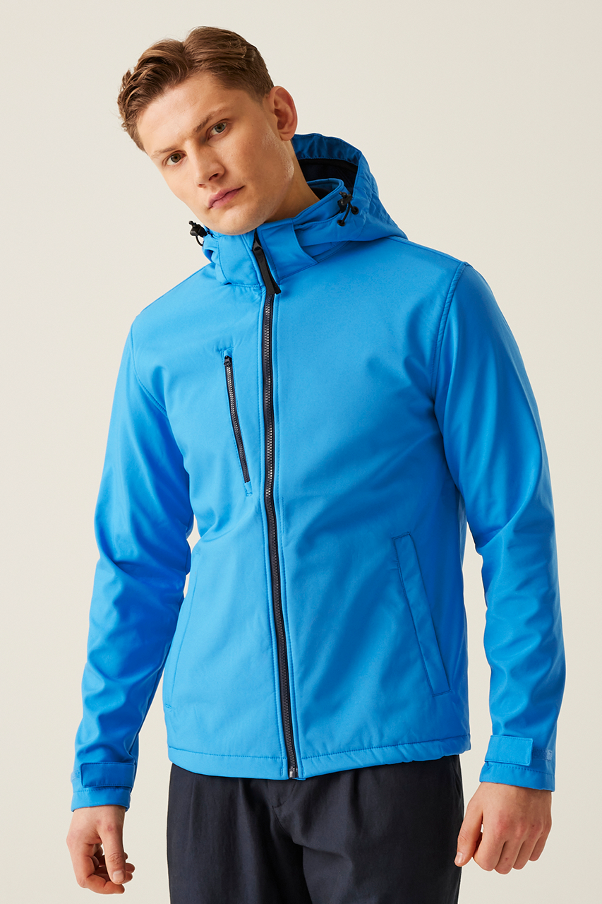 VENTURER 3 LAYER HOODED PRINTABLE SOFTSHELL JACKET - Slika 3