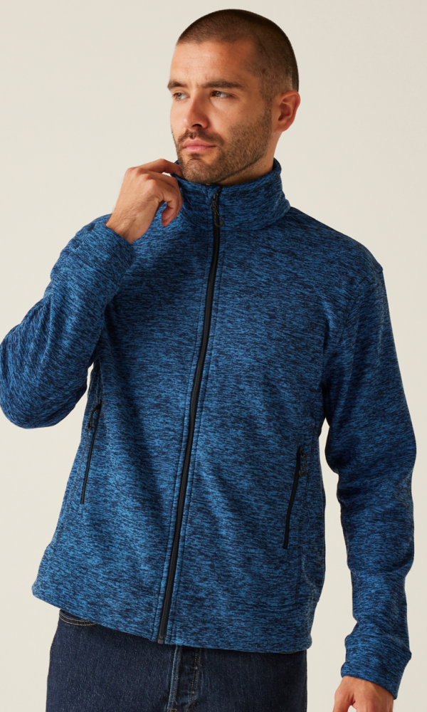 THORNLY MEN - FULL ZIP MARL FLEECE