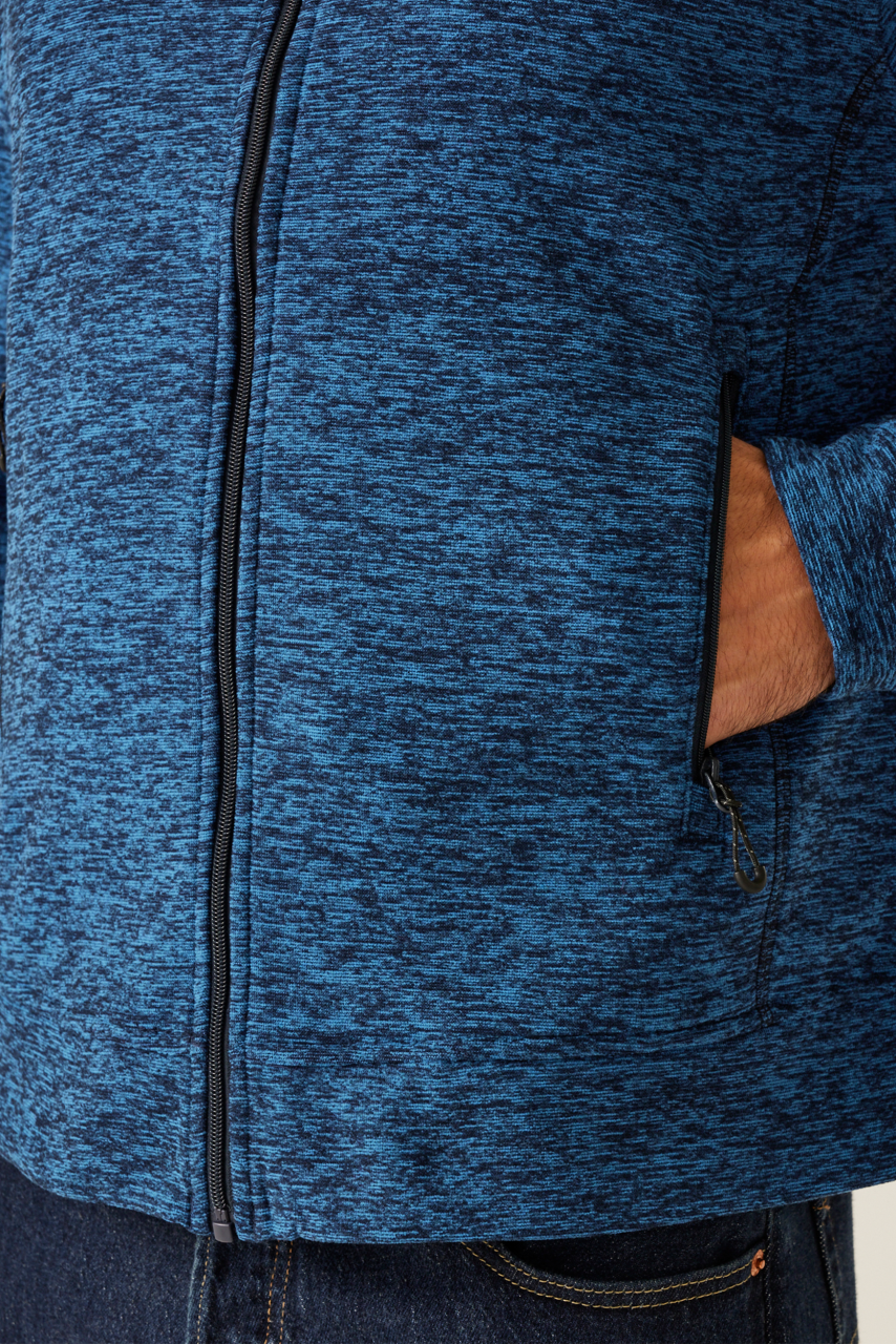 THORNLY MEN - FULL ZIP MARL FLEECE - Slika 3