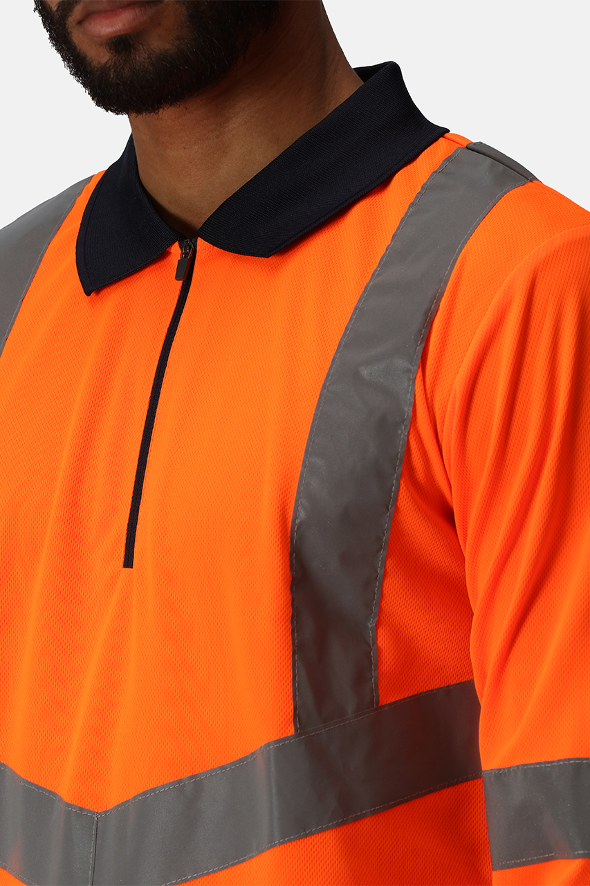 PRO HI-VIS LS POLO SHIRT - Slika 2