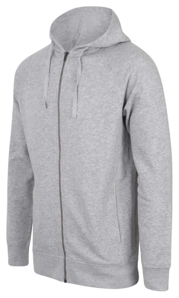 UNISEX SLIM FIT ZIP-THROUGH HOODY