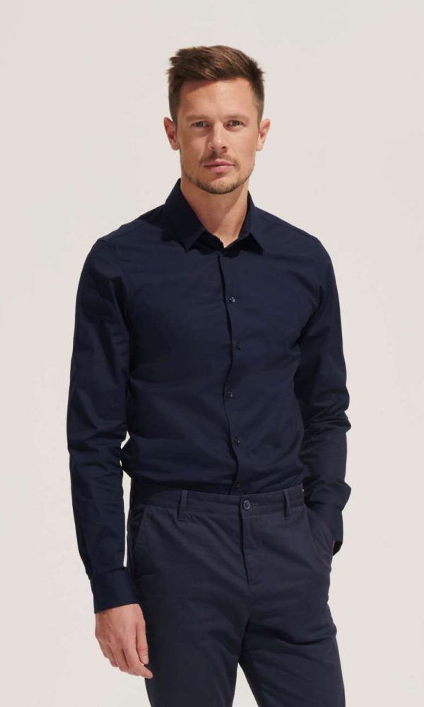 SOL'S BLAKE MEN - LONG SLEEVE STRETCH SHIRT