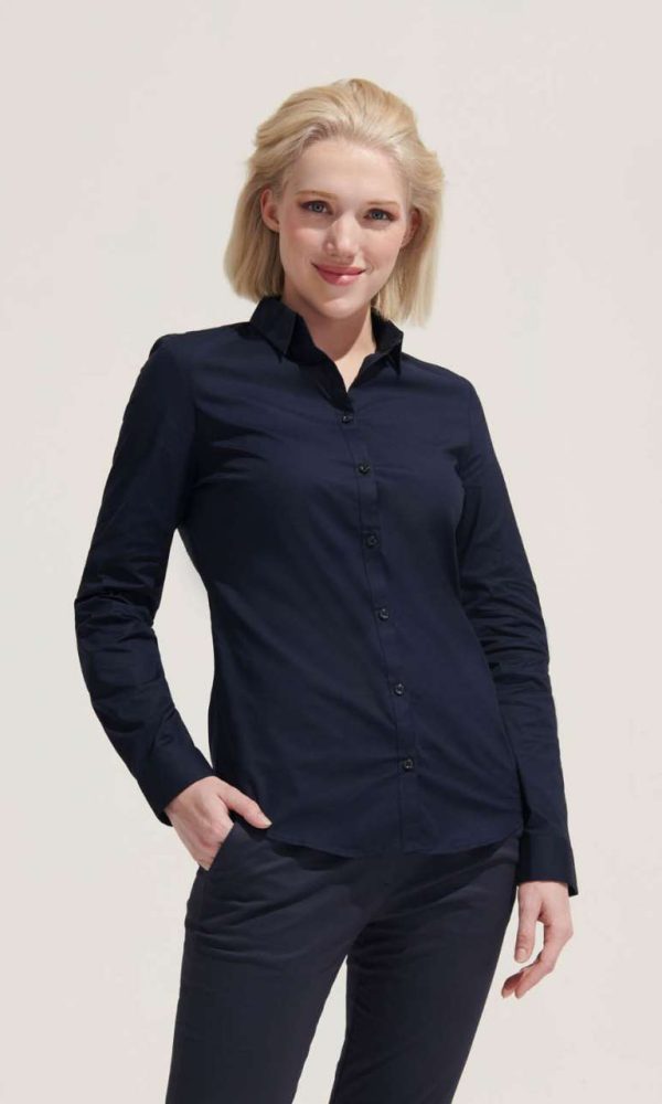 SOL'S BLAKE WOMEN - LONG SLEEVE STRETCH SHIRT
