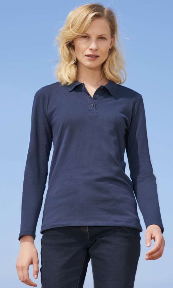 SOL'S PERFECT LSL WOMEN - LONG-SLEEVE PIQUÉ POLO SHIRT