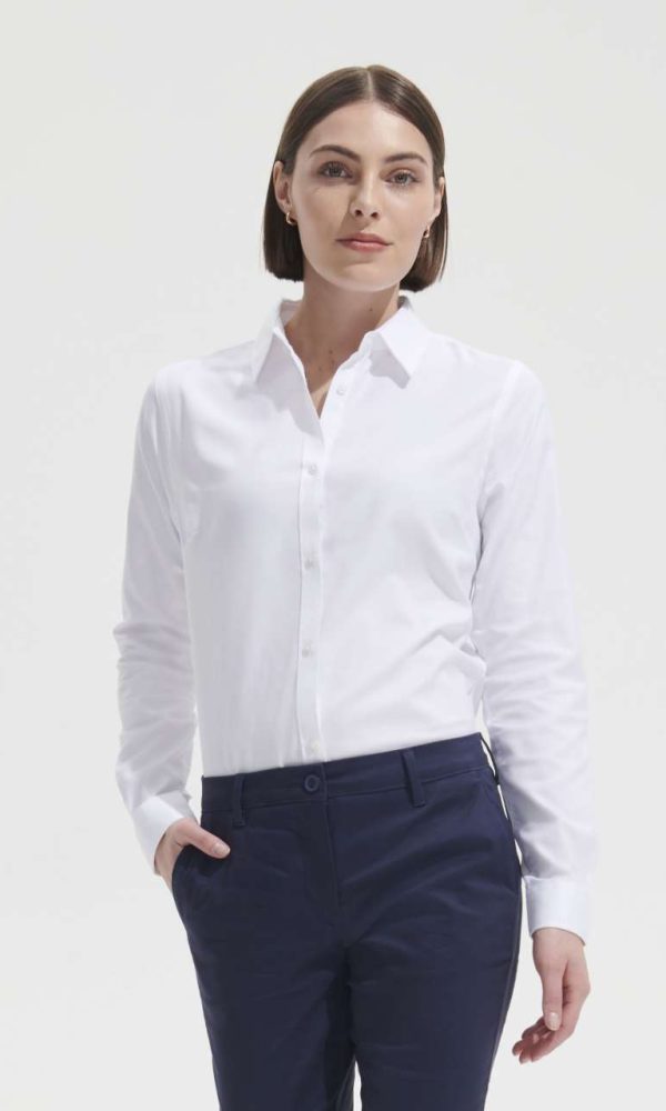 SOL'S BRODY WOMEN - HERRINGBONE SHIRT