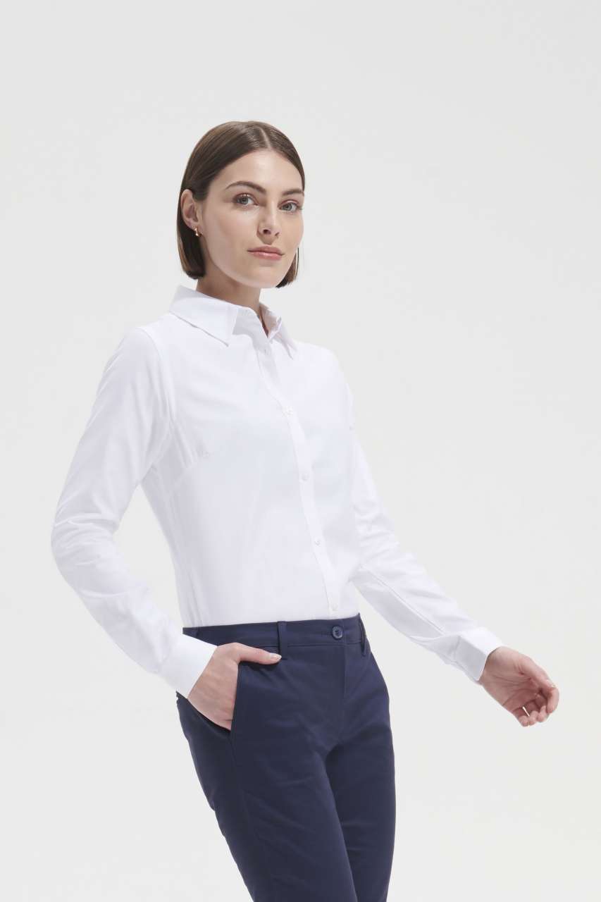 SOL'S BRODY WOMEN - HERRINGBONE SHIRT - Slika 2