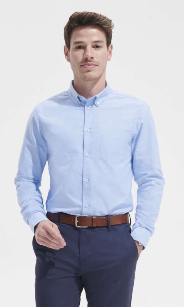 SOL'S BOSTON FIT - LONG SLEEVE OXFORD MEN'S SHIRT