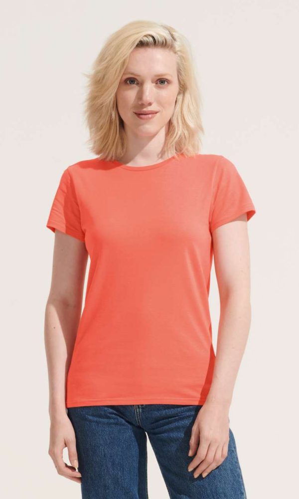 SOL'S CRUSADER WOMEN - ROUND-NECK FITTED JERSEY T-SHIRT