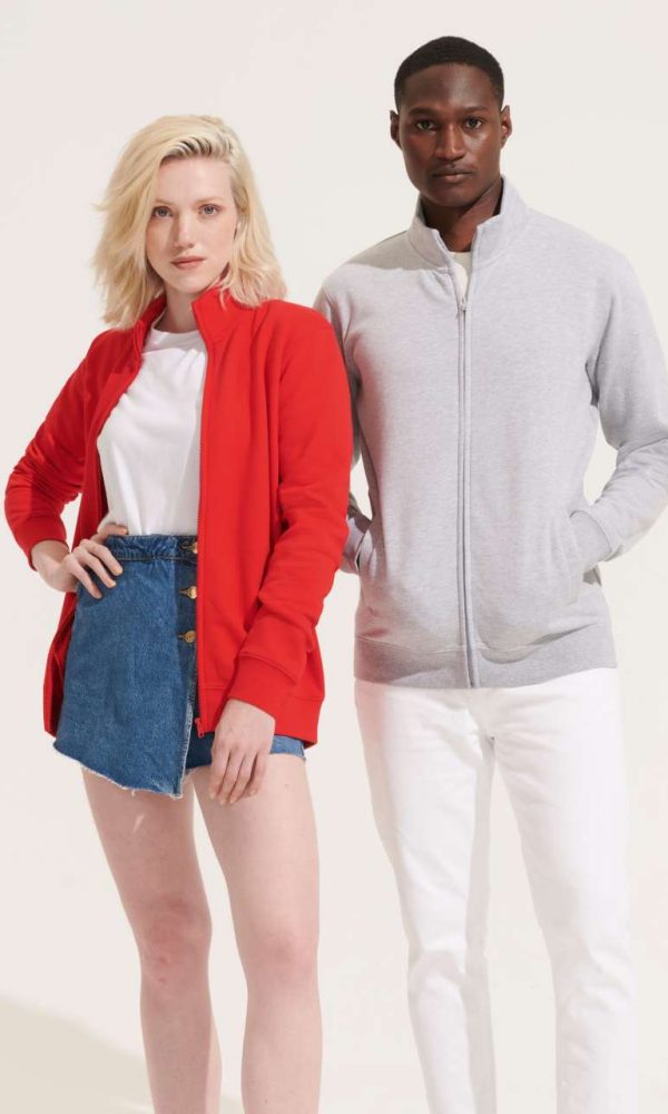 SOL'S COOPER - UNISEX FULL-ZIP SWEATSHIRT