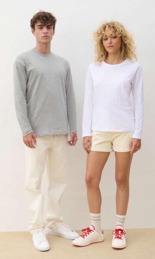 SOL'S MONARCH WOMEN - LONG SLEEVE T-SHIRT WITH ROUND NECK