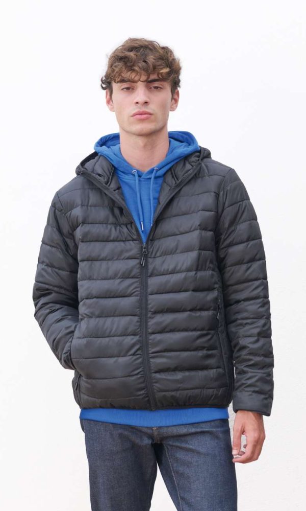 SOL'S STREAM HOODED MEN - LIGHTWEIGHT HOODED PADDED JACKET