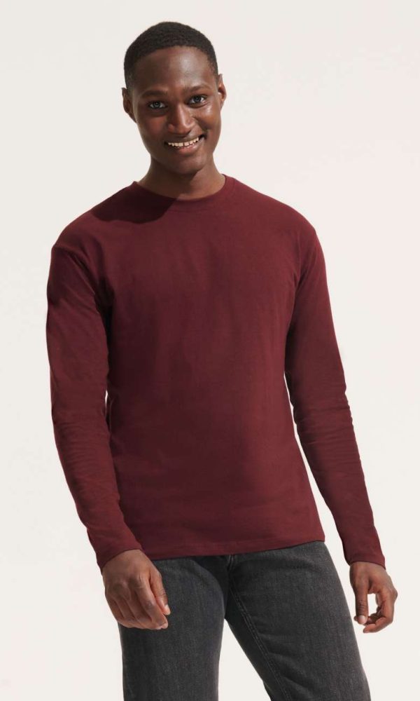 SOL'S MONARCH - MEN'S ROUND COLLAR LONG SLEEVE T-SHIRT