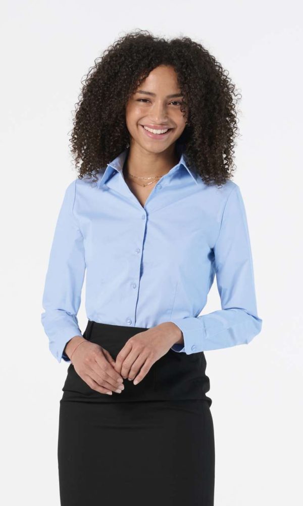 SOL'S EDEN - LONG SLEEVE STRETCH WOMEN'S SHIRT