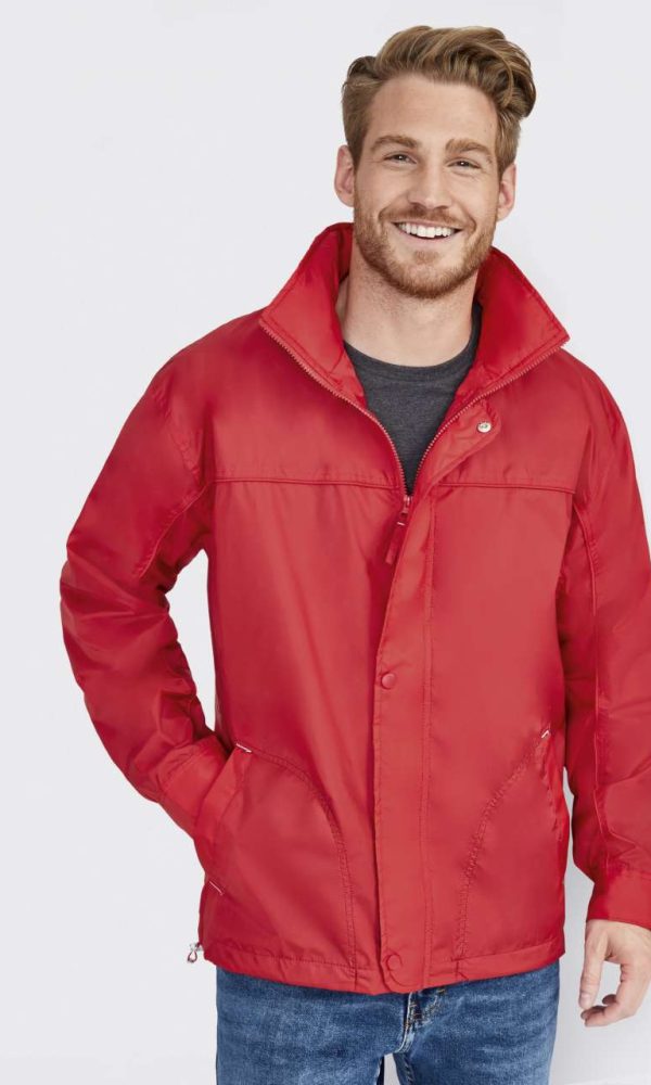 SOL'S MISTRAL - JERSEY-LINED WATER REPELLENT WINDBREAKER