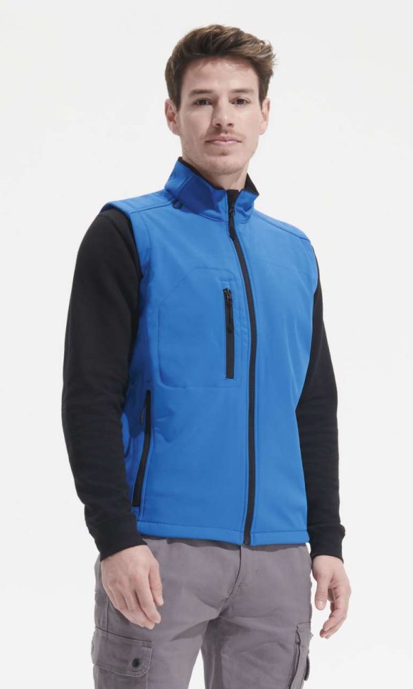 SOL'S RALLYE MEN - SLEEVELESS SOFTSHELL JACKET