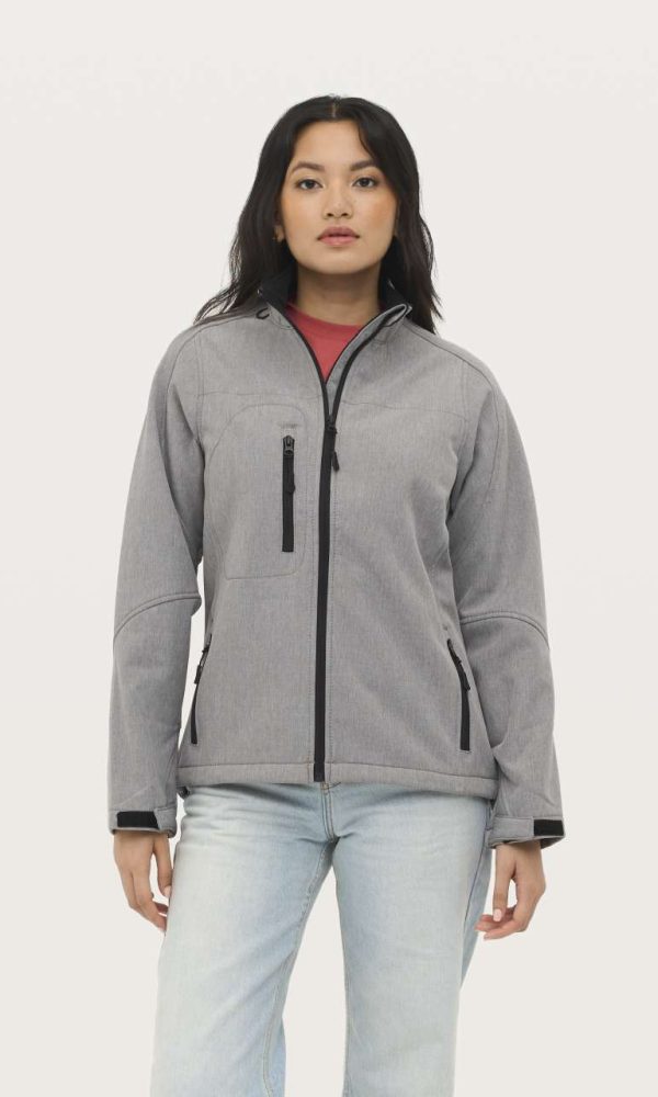 SOL'S ROXY - WOMEN'S SOFTSHELL ZIPPED JACKET