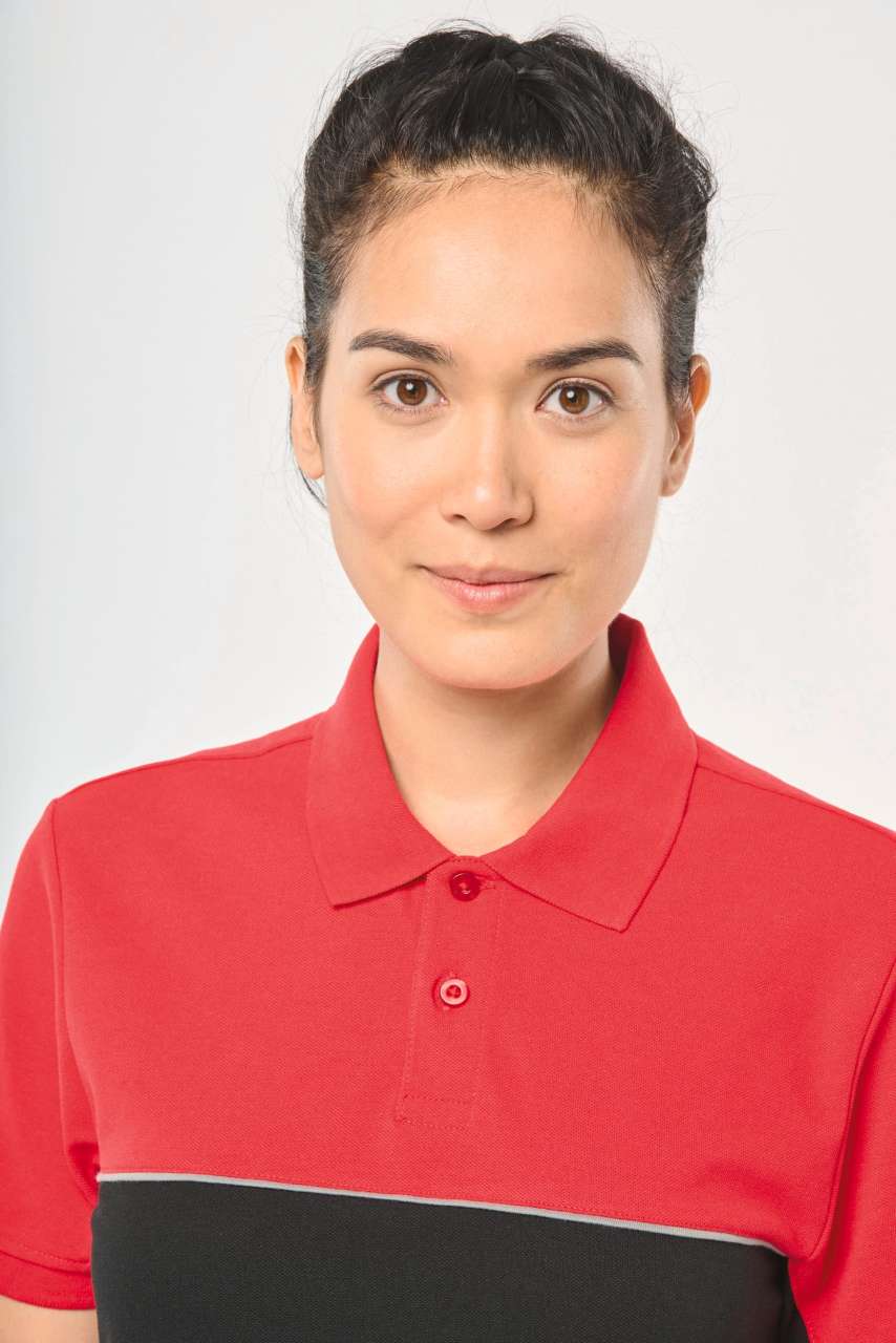 UNISEX ECO-FRIENDLY TWO-TONE SHORT SLEEVE POLO SHIRT - Slika 6