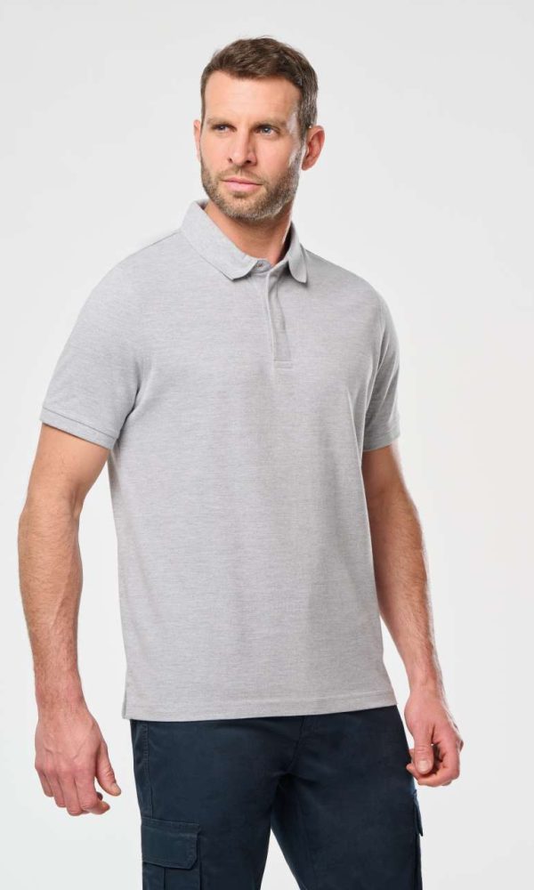 MEN'S SHORT SLEEVE STUD POLO SHIRT