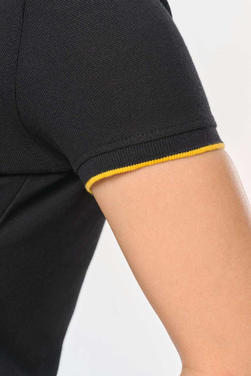 LADIES' SHORT-SLEEVED CONTRASTING DAYTODAY POLO SHIRT - Slika 3