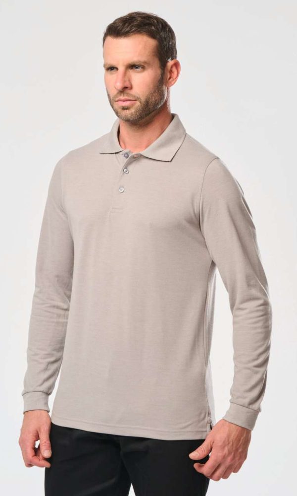 MEN'S LONG-SLEEVED POLO SHIRT