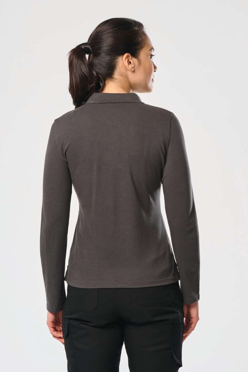 LADIES' LONG-SLEEVED POLO SHIRT - Slika 5