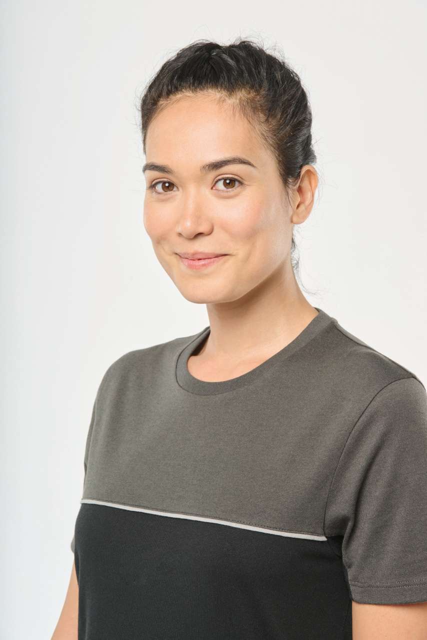 UNISEX ECO-FRIENDLY SHORT SLEEVE TWO-TONE T-SHIRT - Slika 3