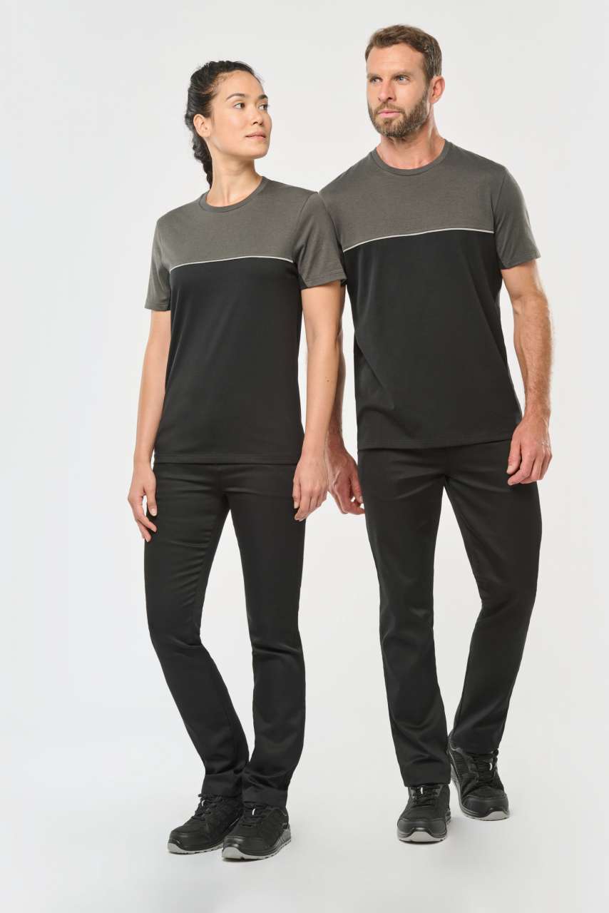UNISEX ECO-FRIENDLY SHORT SLEEVE TWO-TONE T-SHIRT - Slika 6