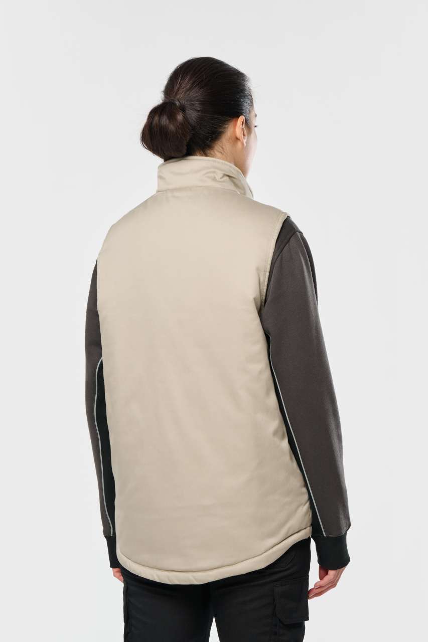 UNISEX PADDED MULTI-POCKET POLYCOTTON VEST - Slika 6