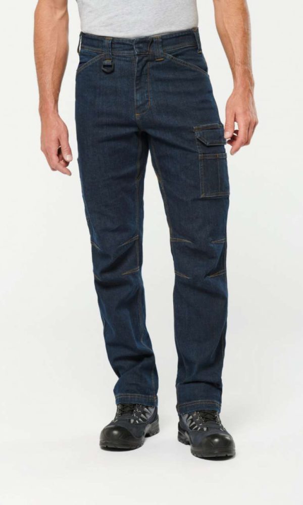 MEN'S MULTIPOCKET DENIM TROUSERS