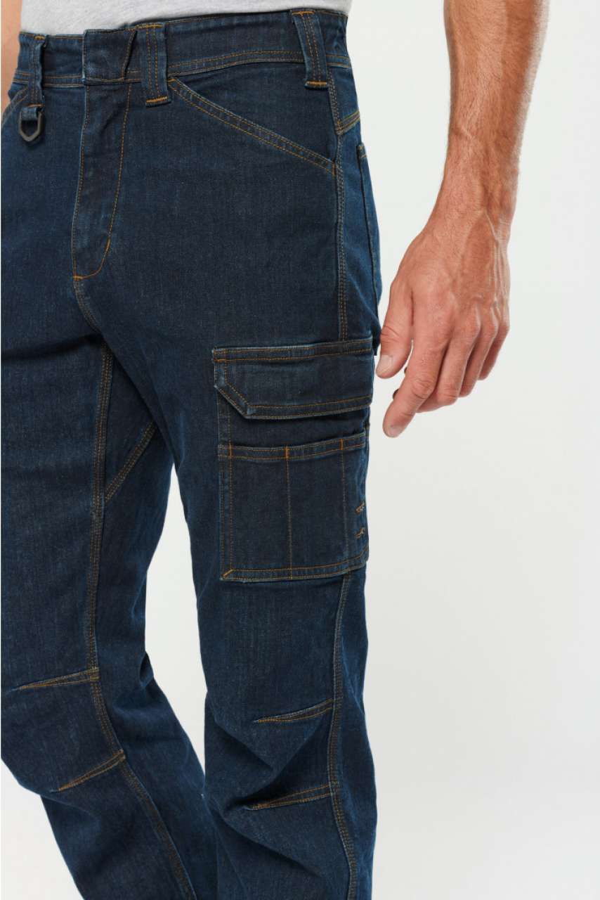 MEN'S MULTIPOCKET DENIM TROUSERS - Slika 5