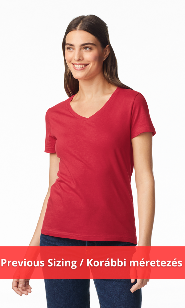 SOFTSTYLE® LADIES' V-NECK T-SHIRT