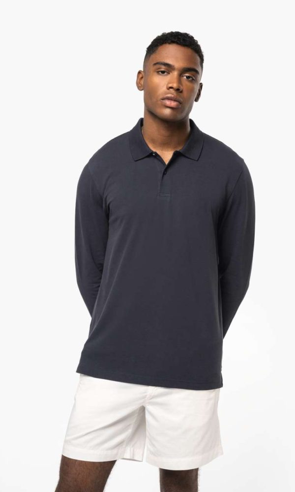 MEN’S ORGANIC 180 PIQUÉ POLO SHIRT LONG SLEEVES