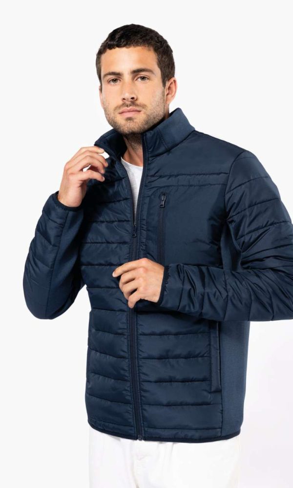 MEN'S BI-MATERIAL PADDED JACKET