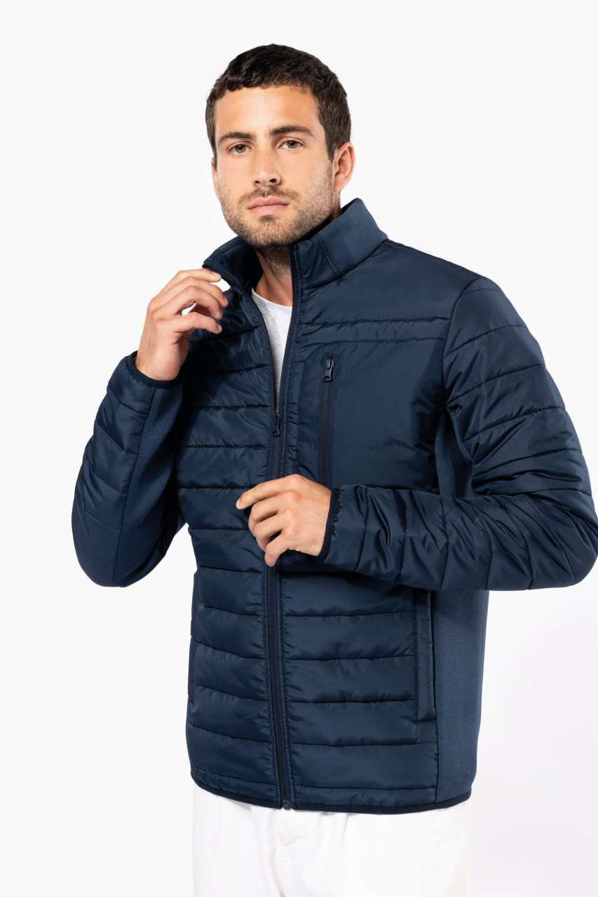 MEN'S BI-MATERIAL PADDED JACKET