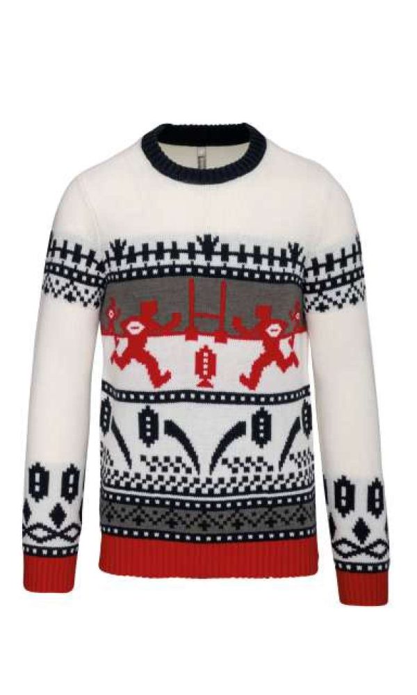 RUGBY DESIGN JUMPER