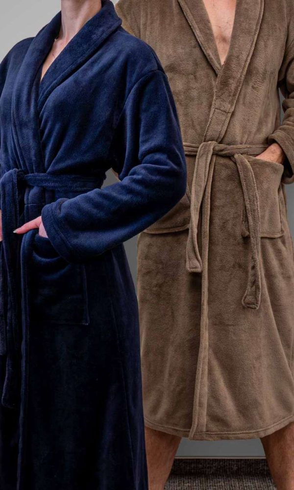 OLIMA CORAL FLEECE BATHROBE