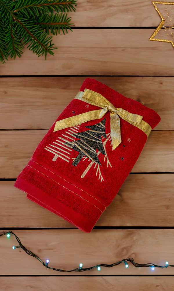 OLIMA CHRISTMAS TOWEL - PINES