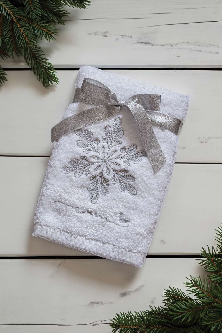 OLIMA CHRISTMAS TOWEL - SNOWFLAKE - Slika 2