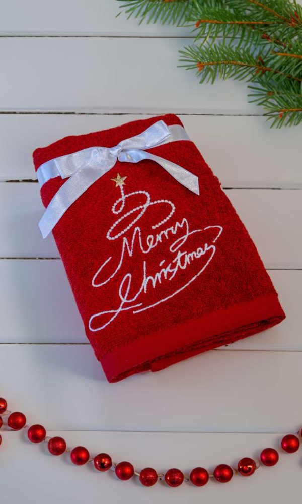 OLIMA CHRISTMAS TOWEL - MERRY CHRISTMAS
