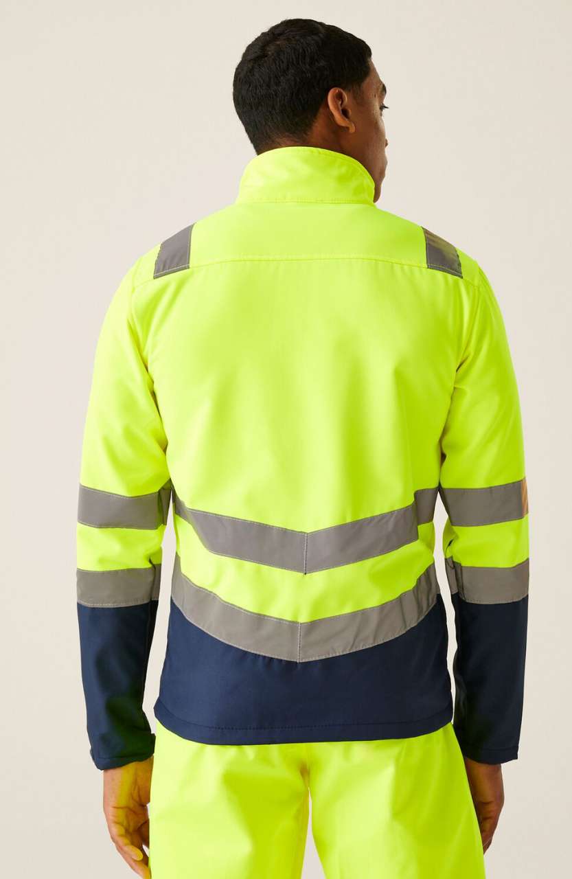 PRO HI-VIS SOFTSHELL JACKET - Slika 2
