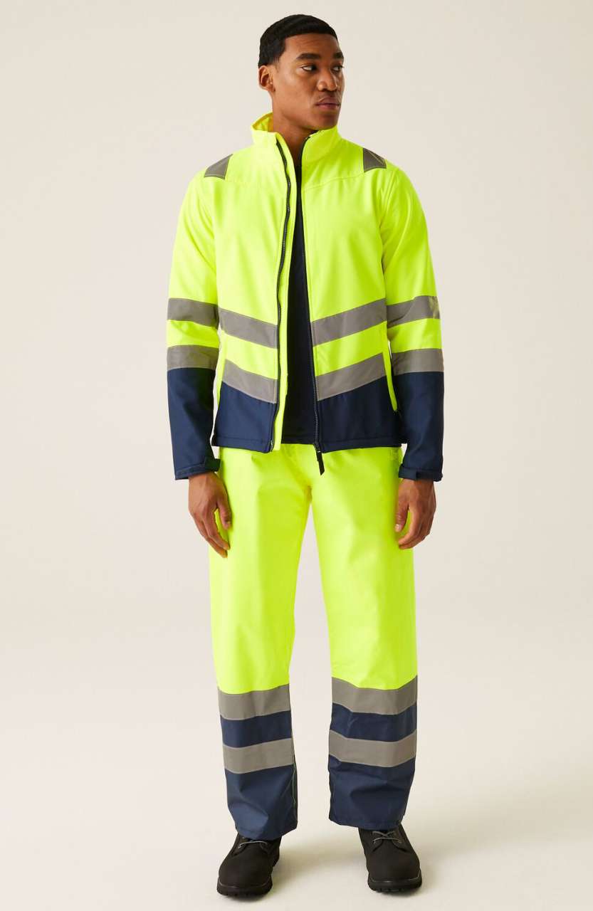 PRO HI-VIS SOFTSHELL JACKET - Slika 3