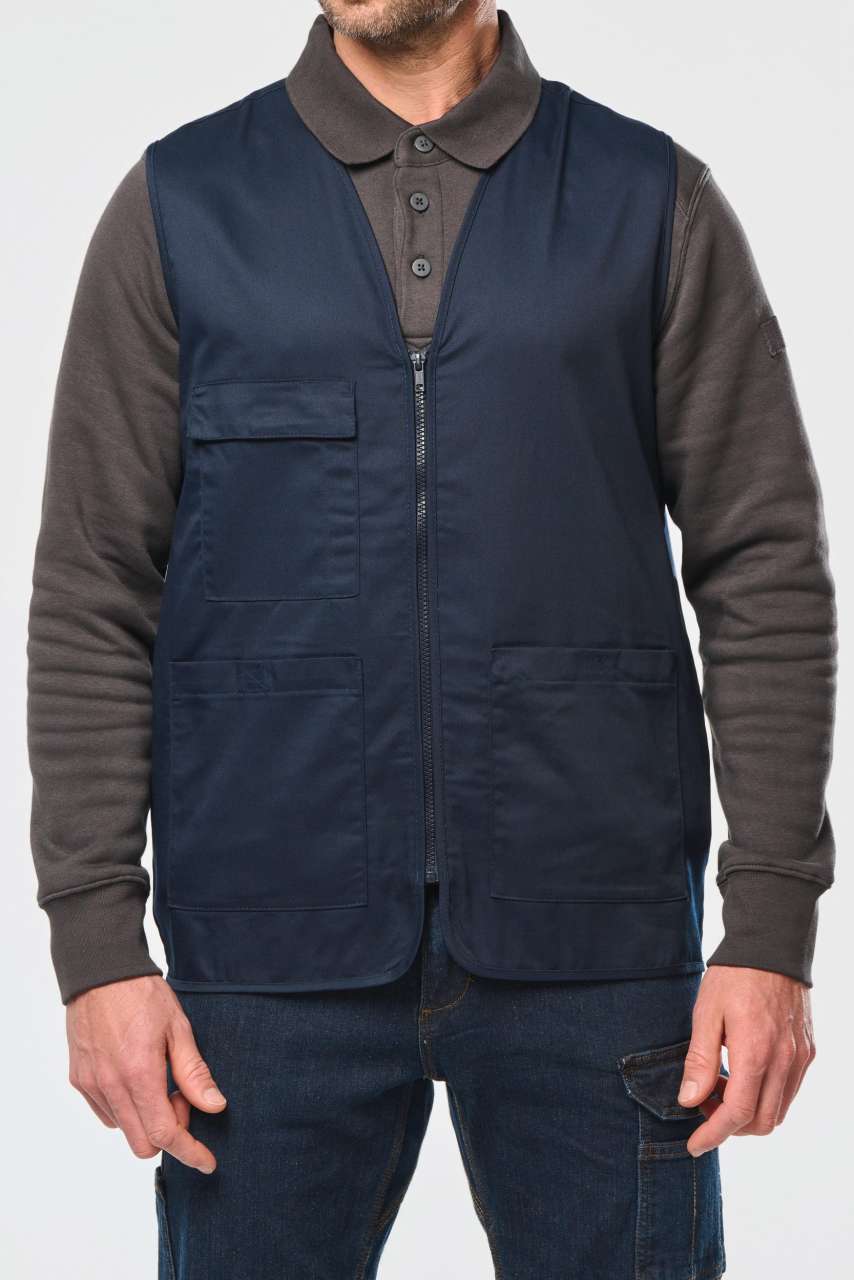 UNISEX POLYCOTTON MULTI-POCKET VEST - Slika 6