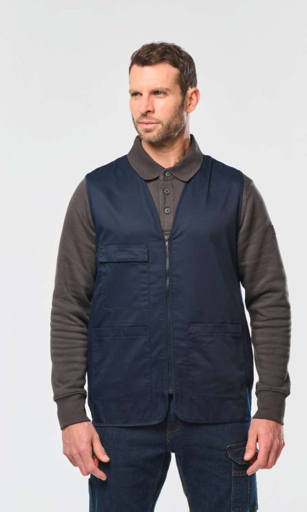 UNISEX POLYCOTTON MULTI-POCKET VEST