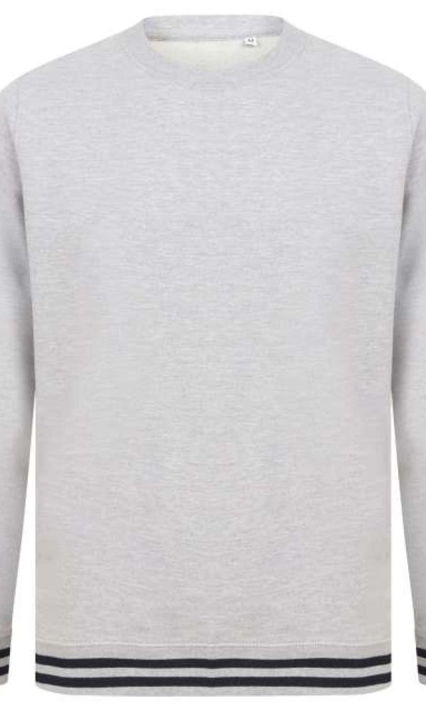 SWEAT WITH STRIPE CUFFS