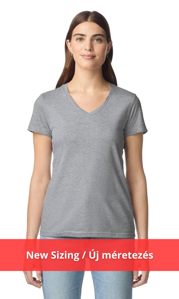 SOFTSTYLE® LADIES' V-NECK T-SHIRT