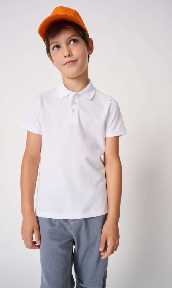 KIDS' PIQUE POLO SHIRT