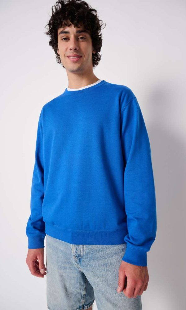 UNISEX BASIC ROUND NECK TUBULAR SWEATSHIRT